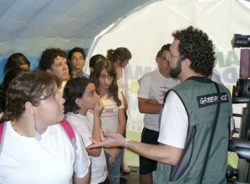 Greenpeace traz Túnel Sensorial para a Unoeste